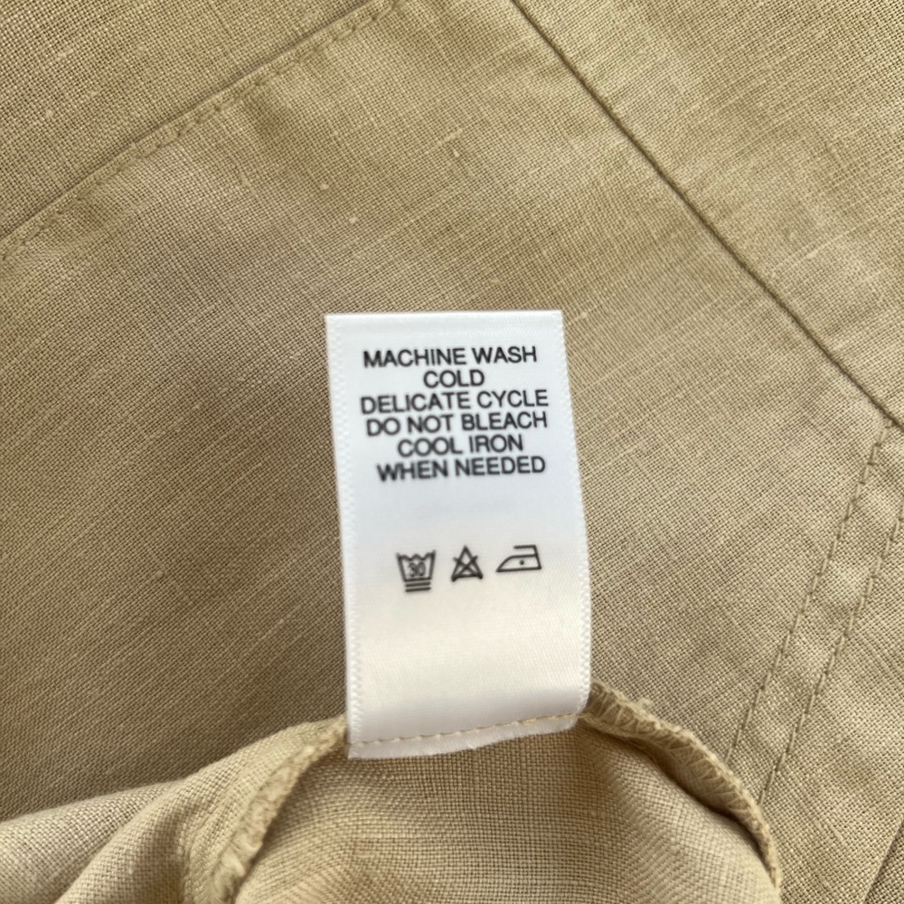 Michael Stars Button-Down Brady Dress in Natural Beige Size Small - Picture 13 of 13